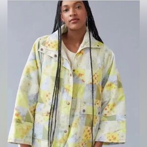Urban Outfitters Patchwork puffer jacket